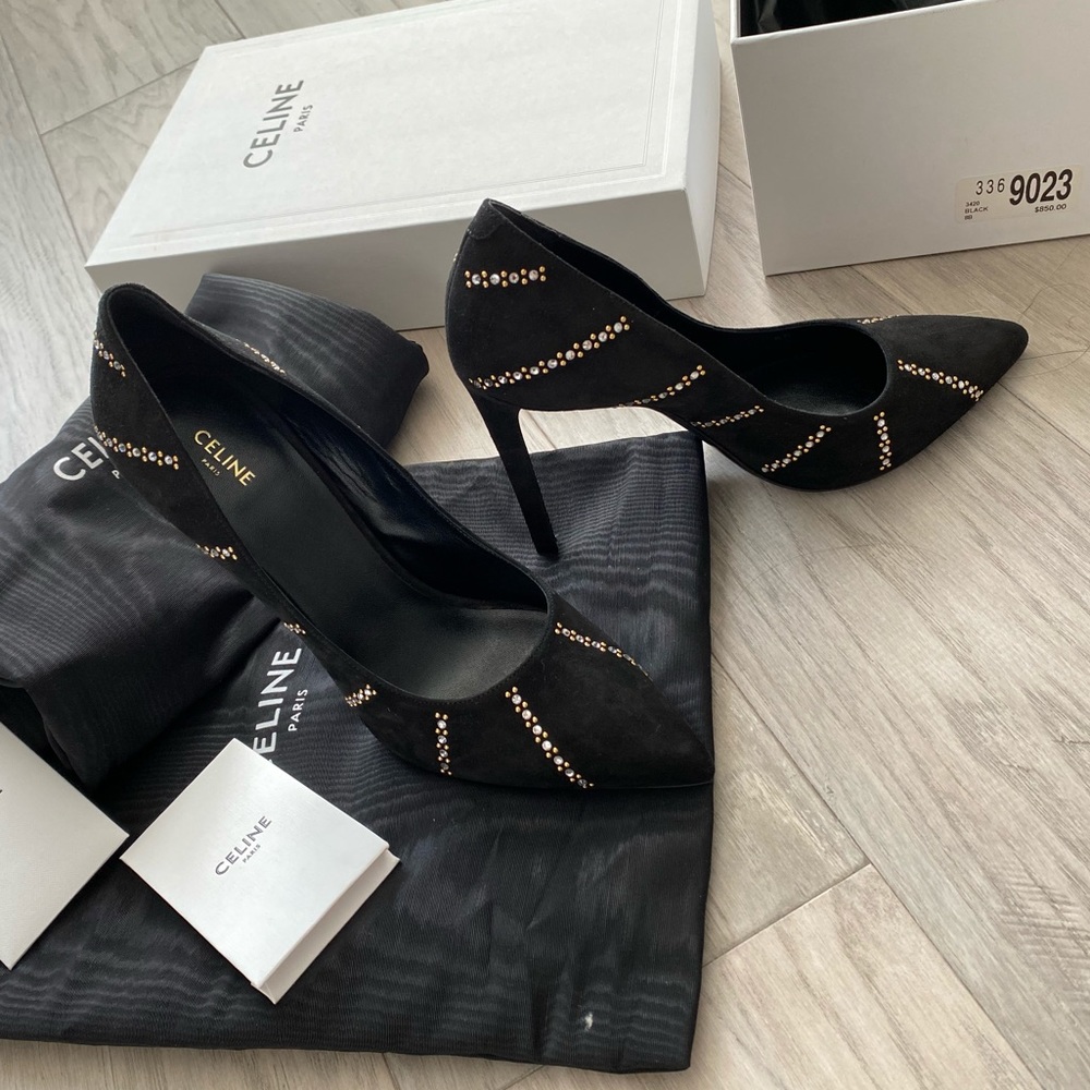 Celine black heels